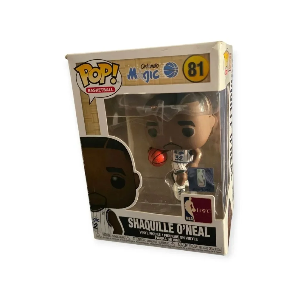 Funko POP Basketball Hardwood Classics Shaquille O'Neal Magic Vinyl Figure #81 - Picture 2 of 6